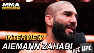 Aiemann Zahabi On New UFC Ranking, What's Next: 'I Like The Chito Vera Fight'