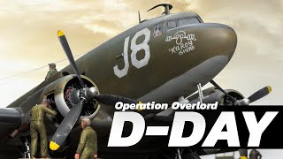 Trumpeter C-47 D-Day Diorama 1/48 - Full Build