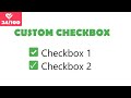 How To Create A Custom Checkbox With HTML & CSS | Project 24/100