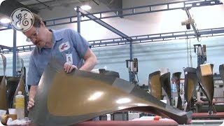 Amazing composite fan blade production… in high speed!