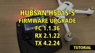 Passo a passo: Atualização de firmware do Hubsan H501S-S, FC 1.1.36, RX 2.1.22 e TX 4.2.24