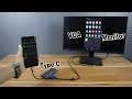 How to Connect Type C Display to VGA Monitor on Android Phone