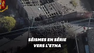 Etna: les images des dégâts causés par le séisme