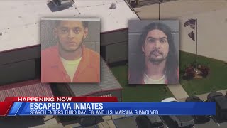 Search for escaped VA inmates continues
