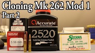 Mk 262 Cloning - pt 2 - Sierra vs Nosler with AA2520