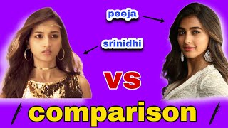 Srinidhi shetty vs pooja hegde | comparison  pooja vs srinidhi bf age marrage 2022