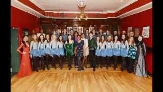 First Lady Michelle Obama meets with The Riverdance Cast