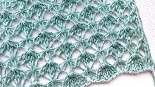 Chic cobweb knitting 🌟 Openwork pattern for knitting stoles