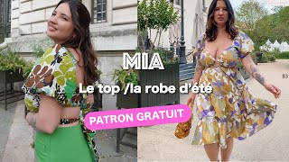 DIY🧵 COMMENT COUDRE UN TOP + UNE ROBE D'ETE/POUR TOUTES LES POITRINES (Du A au G) 🍋 PATRON GRATUIT !