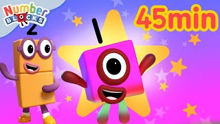 Counting Level 1 | Numberblocks 45 Minute Compilation | 123 - Numbers Cartoon For Kids