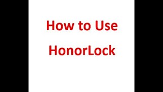 HonorLock Instructions