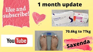 How I Lost weight in 1 month #saxenda #weightlossjourney #Before&after