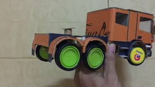 RC Homemade | How to Make RC Truck SCANIA Container make at home Part 2