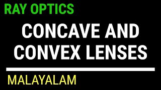 CONCAVE LENS AND CONVEX LENS | Ray Optics | Physics | Class 12 | Malayalam