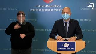 SAM spaudos konferencija. Naujausia informacija, susijusi su koronaviruso valdymu šalyje |2020-11-26