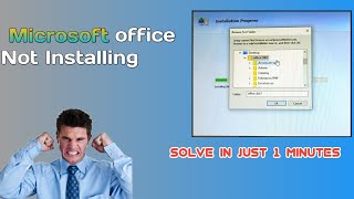 Microsoft office | Ms office 2007 not installing | Ms office error browse for folder |