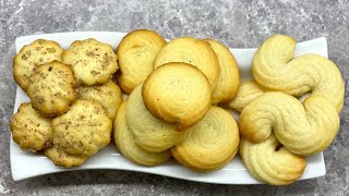 بیسکوییت کره ای دانمارکی خوش عطر  و آسان - Danish Butter Biscuits recipe