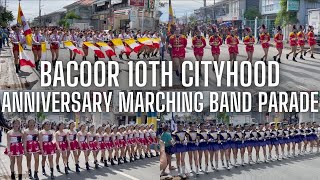 Bacoor 10th Cityhood Anniversary Marching Band Parade 2022 | Steven Mateo TV