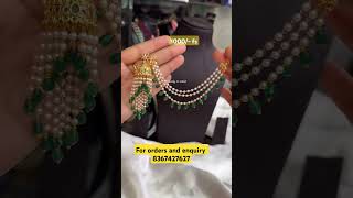 Buttalu with chempaswaralu latest jewellery designs|| #onegramgold #trending #ytshorts #latest #yt