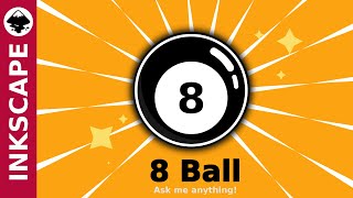 Inkscape Tutorial: How to draw a 8 Ball
