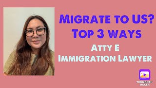 Gusto mo bang mag-migrate to the US? Top 3 ways to migrate sa America.