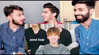 REACTION ON || BTS BEING A MESS ON VLIVE || 3H REACTERS