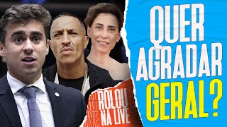 NIKOLAS FERREIRA FALA DE FERNANDA TORRES, MANO BROWN E SURPREENDE | Galãs Feios