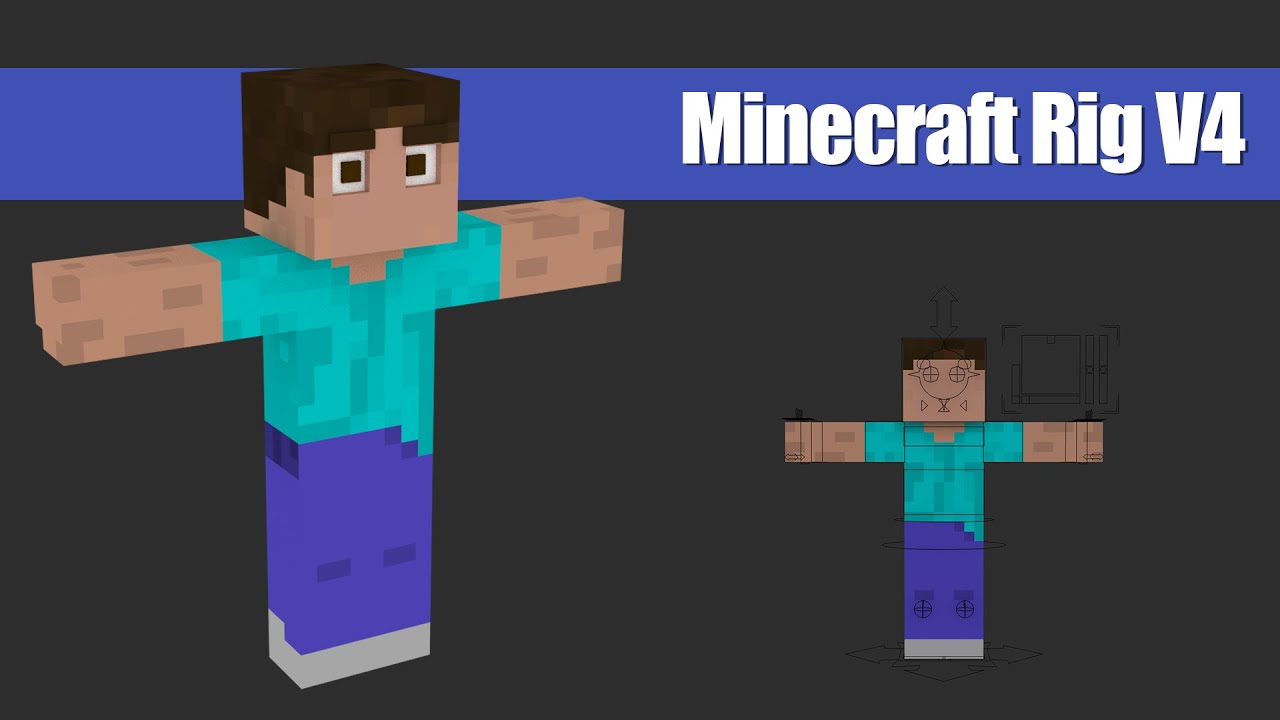 Minecraft Blender Rigs Clipfod
