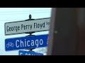 George Floyd Street Sign Unveiled At 38th And Chicago