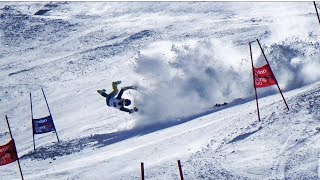 TOP 10 - Giant Slalom Skiing Fails! The Most Dramatic Moments! (HD)