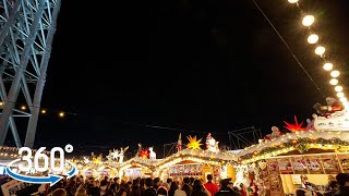 【VR 360°】【日本 東京】散步 in Christmas market in Tokyo Skytree Town 2024