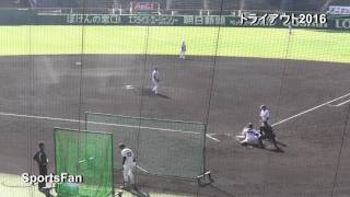 【引退・最後の雄姿】新垣渚トライアウト2016  (東京ヤクルトスワローズ)- 深江、原、渡辺 甲子園球場