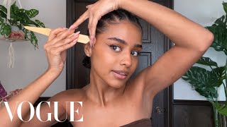 Tyla’s All-in-One Wellness, Skincare, and Makeup Routine | Beauty Secrets | Vogu