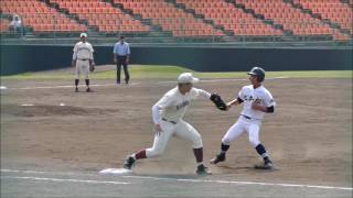 【三本松対早稲田実業】1塁の守備につく清宮幸太郎選手(2017/06/18)