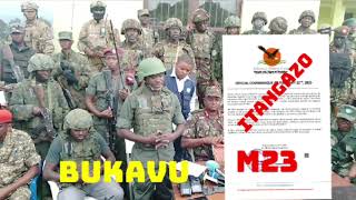 AMAKURU MASHYA✅UYU MUGOROBA #M23 ISOHOYE ITANGAZO RIHA GASOPO INGAZO ZA #FARDC NA #TSISEKEDI