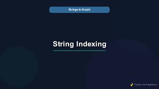 Python Strings: Indexing, Slicing, Methods & Formatting (Module 5)