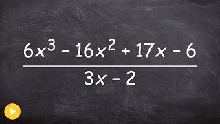 Dividing polynomials using synthetic division