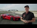 craig lowndes tests c8 chevrolet corvette at the bend