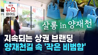 지속되는 상권 브랜딩… 양재천길 속 '작은 비범함' / 서초 HCN