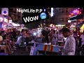 Nightlife Phnom Penh Around Street - Beautiful Bar, KTV & Restaurants Walking