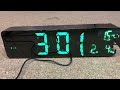 digital wall clock led large digits display