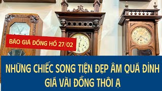 Báo giá đồng hồ cổ song tiện giá quá bèo luôn ạ! #quốcthư #odo #odo36 #đồnghồcổ #review