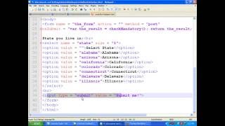 Javascript Bangla Tutorial::Ch11: How to validate Form (Combobox and Textbox Validation) - Part 1