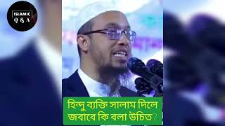 হিন্দুরা সালাম দিলে কি জবাব দিব? হিন্দুদের সালামের উত্তর কি হবে? #ahmadullah #mizanur #islam