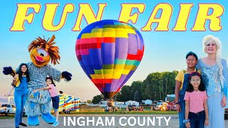 Fun Fair Vlog | Fun fair Vlog With My Friends | At Ingham County Fairground, Michigan