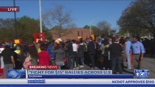 Protest seeks $15 minimum wage