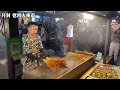 kaifeng night market dajin chain brothers sell grilled squid they can grill 2 000 skewers a day