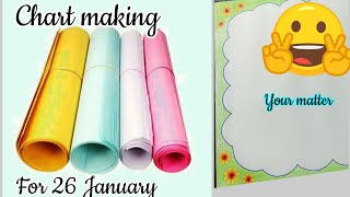 How To Decorate A Chart Paper Border