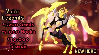 BEST 4 !!! 1.200+ Seeds, 2.000+ Books, 70.000+ Shards  |Valor Legends: ETERNITY