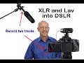 Record two separate audio tracks to a DSLR | How to make an audio Y adapter